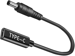 100W PD 4.5 x 3.0mm USBC Cable, Male to DC Female 12V 19V 20V Adapter, USB-C to 4.5x3.0mm 100w 19.5VAdapter Made for Dell Inspiron Vostro Laptop Series