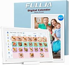 10.1" Digital Calendar Wall-Touch -Screen Electronic Calendar &ndash; Interactive Display, No Subscription, Chore Chart, Meal Planner, Star Reward, Sync Cal Via App, Digital Picture Frame, Gift for Mom Dad