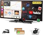 11.5 inch CarPlay Screen for Car, Built-in N-etflix/YouTube and Other apps