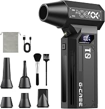 120000RPM Rechargeable Air Duster, 4-Gear Adjustable, Black