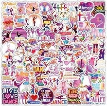120PCS Neon Dance Stickers, Electronic Music DJ Stickers, Dance Party Vinyl Decals for Water Bottles Laptop Skateboard Phone Tumbler Scrapbook