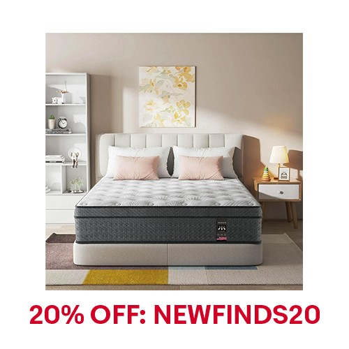 14" King Gel Memory Foam Mattress Hybrid Spring Medium Firm King Bed in a box