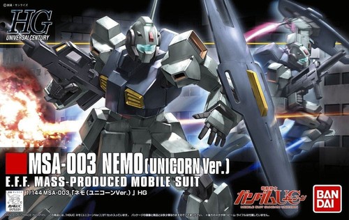 #140 Nemo (Unicorn Version) Gundam UC 1/144, Bandai Hobby HGUC 1/144