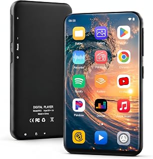 160GB MP3 Player with Bluetooth and WiFi, Spotify Music Player, Hi-Res Lossless Audio MP4 Player, 4.02 Inch HD Touchscreen, Supports Spotify, Amazon Music, Audible