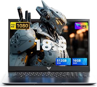 18.5 Inch Gaming Laptop with 8000 mAh Battery,16GB DDR4 RAM 512GB SSD