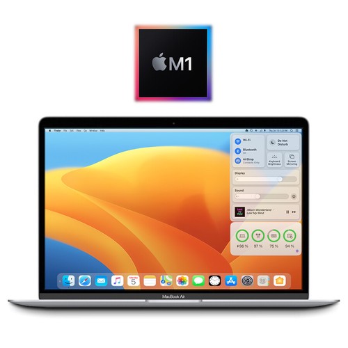 2020 Apple M1 MacBook Air 13 8GB/256GB SSD - (Silver) A2337 w/1 Year Warranty