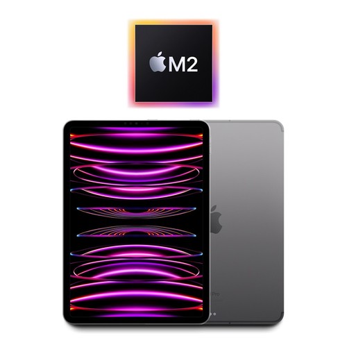 2022 Apple iPad Pro 6 512GB WiFi/Unlocked 12.9" (Space Gray) 4P623LL/A w/Warrant