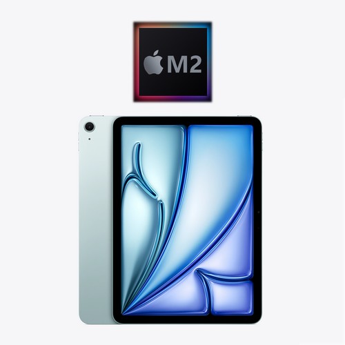 2024 Apple iPad Air 6 128GB WiFi Only 11" - (Blue) A2902 w/1 Year Warranty