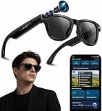 2026 AI Smart Glasses with 8MP 4K Camera, Video Recording Glasses with Photo, Real-Time Translation in 139 Languages, ChatGPT Voice Assistant, Open-Ear Bluetooth Headphones, Travel, Meetings & Vlog