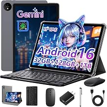 2026 Android Tablet with Keyboard, 11 inch Android 16 Tablet