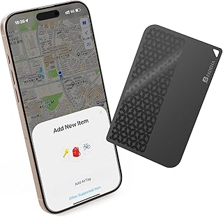2026 Apple MFi Certified Wallet Tracker Smart Card for Find My iPhone Ultra Thin Air Tracker Tag for Travel, 5 Years+ Staying Power, IP69 Waterproof, Key Finder & Item Locator for Keys, Bags, Passport
