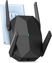2026 New WiFi Extender, 50X WiFi Booster 3000Mbps Dual Band | WiFi Extender Signal Booster for Home with Ethernet Port Covers up to 26399sq.ft and 165+ Devices(Ink Black)