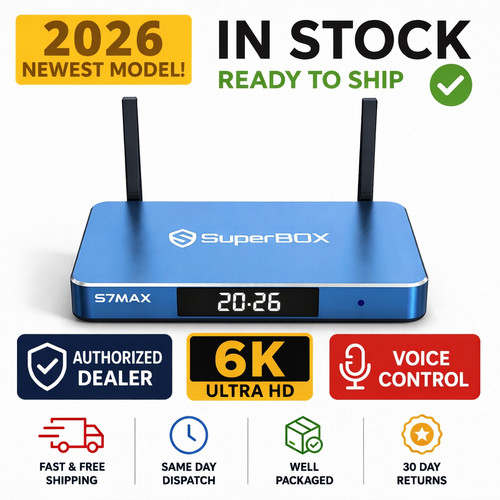 2026 SuperBOX S7 MAX - 24/7 Authorized Distributor + Fast Free Shipping