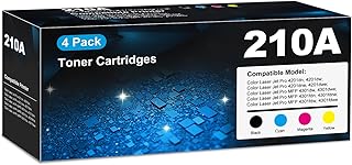 210A Toner Cartridges 4 pack for HP 210A 210X Toner Cartridges, 4301fdw 4201dn 4201dw Toner Cartridge, HP210A HP210X 210 Toner set for Color Laser Jet Pro MFP 4301fdw 4201dn 4201dw 4301fdn 4301fdn