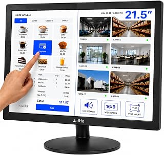 21.5 Inch Touchscreen Monitor, 1920x1080 Full HD, HDMI VGA, for PC and POS