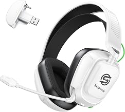 2.4GHz Wireless Gaming Headset for Xbox Series X|S, PS5/4, PC, Low-Latency Bluetooth Gaming Headphones with Stereo Sound