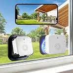 2.5K Window Cameras for Home Security, 100% Wireless Security Camera - 2PCS