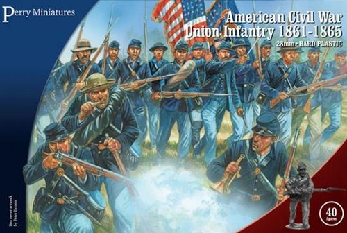 28mm American Civil War: Union Infantry 1861-65 [Plastic] by Perry Miniatures