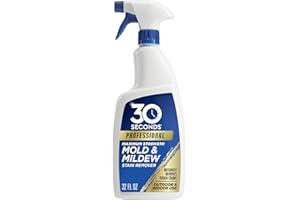 30 SECONDS Pro Mold and Mildew Stain Remover | Scrub Free | Brighter Results Instantly | Ready To Use | 32 Fl. Oz.