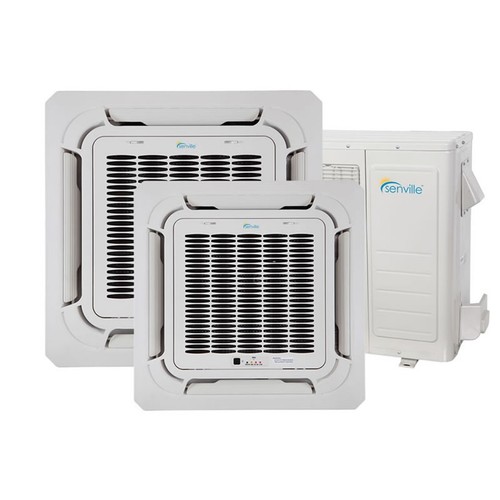 36000 BTU Dual Zone Ductless Mini Split Air Conditioner - Ceiling Cassette