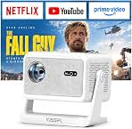 4000ANSI 4K Smart Projector with WiFi and Bluetooth, Auto Focus