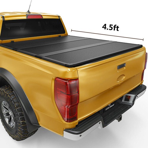 4.6FT Hard Tri-Fold Tonneau Cover for 2022-2026 Ford Maverick Truck Bed w/ Lamp