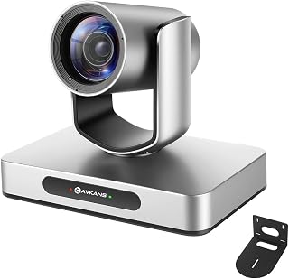 4K HDMI PTZ Camera NDI with 12X, SDI AI AUTO Tracking PTZ Camera with IP Live Streaming for Church Worship Live Events, PoE Support(AV4KN Silver)