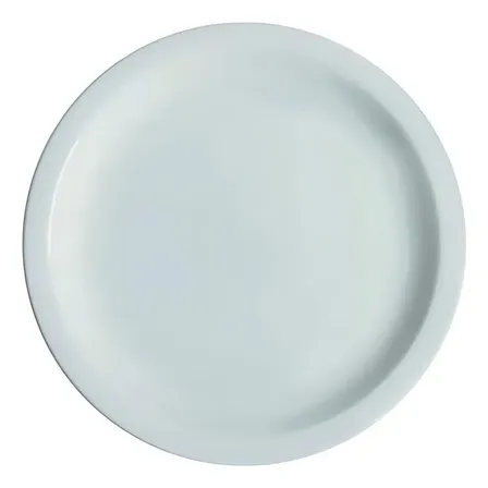 6 Plato Playo 25 Cm Gastronom&iacute;a Porcelana Germer Iguazu Blanco Iguaz&uacute;