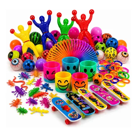 60 Juguetes Para Pi&ntilde;ata Animalitos Fl&uacute;or Resortes Souvenir Variado Woowfiesta Woowfiesta X60