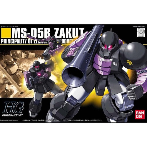 #68 Zaku I (Black Tri Stars) Mobile Suit Gundam, Bandai Hobby HGUC
