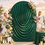 6ft Draped Arch Covers Hunter Green Wedding Arch Backdrop Cover Arch Covers Stretchy Backdrop Photo Booth Spandex Backdrop Cover for Bridal Shower Baby Shower Engagement Party Decorations