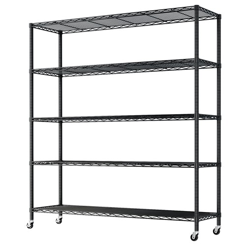 73" H X 46&rdquo;W X 18" D Metal Wire Shelving Unit Storage Shelves Heavy Duty
