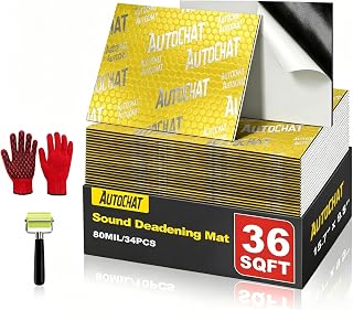 80mil 36 sqft Sound Deadening Mat, Car Sound Deadening Material(34pcs)