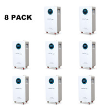 8PACK 48V 314Ah 16.07kwh Lithium Battery LiFePO4 for RV Solar Off-grid BMS