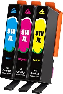 910XL Compatible Ink Cartridges 3-Pack, Black and Color |