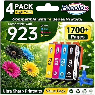 923 Ink Cartridges for HP Printers Replacement for HP Ink 923 923XL 923e