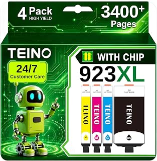 923e 923 Ink cartridges for HP Printers Replacement for HP 923 Black