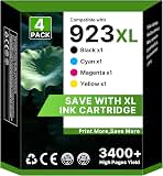 923XL 923 8130e Ink Cartridges Combo Pack Replacement for HP 923XL 923e