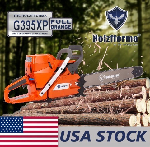 93.6cc Holzfforma&reg; G395XP Gasoline Chain Saw Power Head Full Orange 56mm