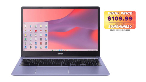 Acer Chromebook 315 15.6&rdquo; HD Celeron N4500 11th Gen 4GB LPDDR4X RAM 64GB eMMC