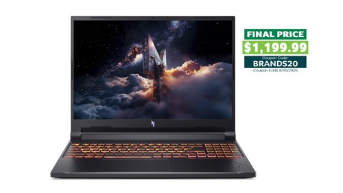 Acer Nitro V 16" Gaming Laptop WUXGA NVIDIA RTX 5070 16GB 512GB SSD Core 7