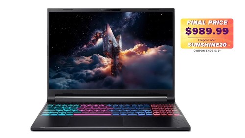 Acer Nitro V 16S 16" Core 7 240H Ultra 200H 16GB 1TB RTX 5060 Win11 Refurbished