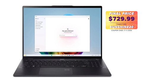 Acer Swift 16 16" OLED Ultra 7 256V AI 16GB 1TB Intel Arc Win11 Home Refurbished