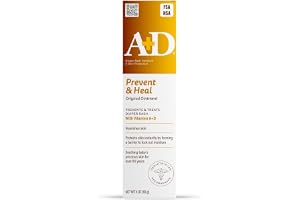 A+D Original Diaper Rash Ointment Prevents & Treats Diaper Rash, Moisturizing Skin Protectant with Vitamins A & D, Healing Skin Ointment for Dry and Cracked Skin 4oz | Treats Diaper Rash, Moisturizing Skin Protectant with Vitamins A and D, Healing Skin Oi