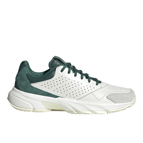 adidas Courtjam Control 3 Premium Tennis  Mens White Sneakers Athletic Shoes JI4