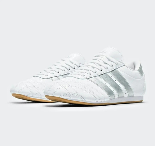 Adidas Women's Taekwondo Lace Cloud White/ Silver Metallic/ Gum JS1192