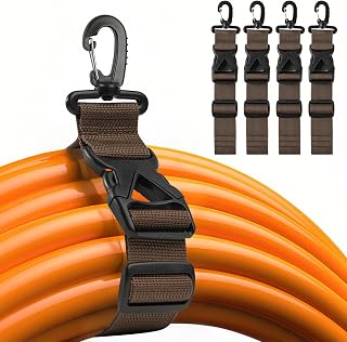 Adjustable Extension Cord Holder Organizer Extension Cord Hanger for Garage and Shed and Storage, Heavy Duty Gadgets for Men Storage Straps 19 Inch (4)