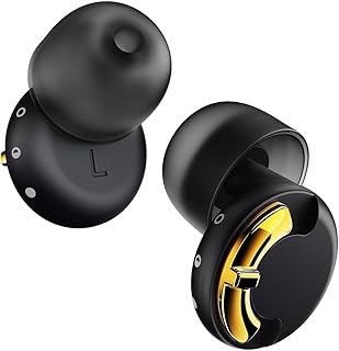 Adjustable High Fidelity Concert Ear Plugs, Hearing Protection | 3 Noise Reduction Modes, Reusable Earplugs for Concerts, Rave, Sporting Events, Musicians, etc., 4 Ear Tip Sizes (XS/S/M/L)