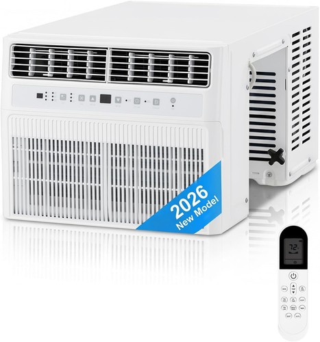 AECOJOY U-Shaped Window Air Conditioner, 8100 BTU SACC, Cools up to 350 Sq. Ft.