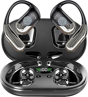 AI Open Ear Headphones Translation Earbuds, Real-Time 2-Way Language Translator Device, 3-in-1 Bluetooth Translating Headphones for Travel/Music/Calls/Exercise, Audifonos Traductores Ingl&eacute;s Espa&ntilde;ol